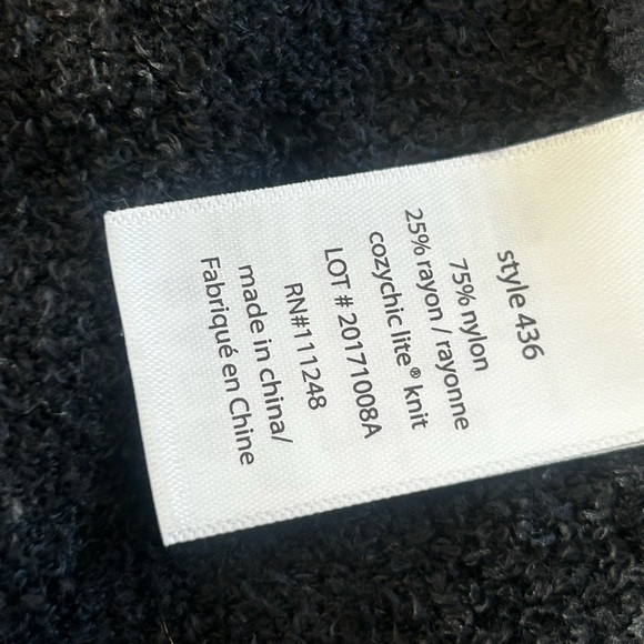 Barefoot dreams cardigan waterfall two tones  comfy‎ boho chic - Picture 6 of 8